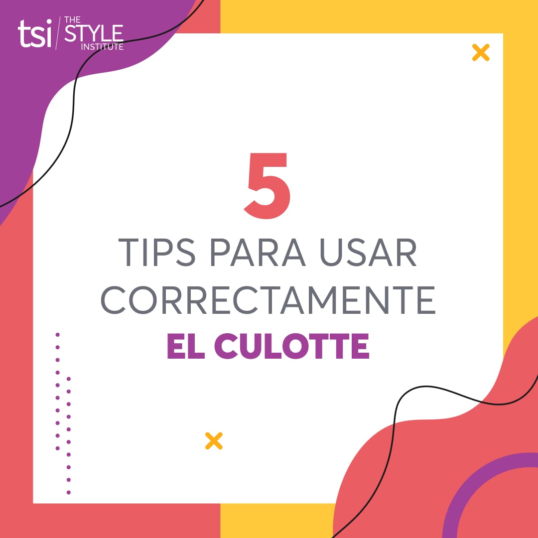 Tips para usar correctamente los CULOTTE