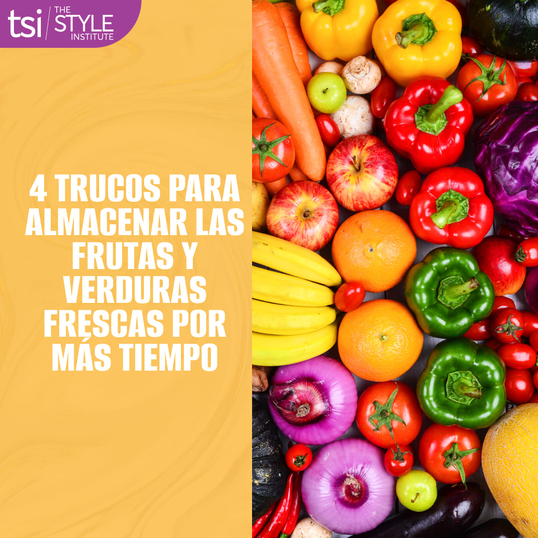 Trucos para almacenar frutas y verduras frescas por más tiempo